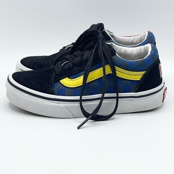 Vans Color Block Lace Up Sneakers - Kids US 11.5 - Picture 5 of 9